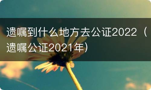 遗嘱到什么地方去公证2022（遗嘱公证2021年）