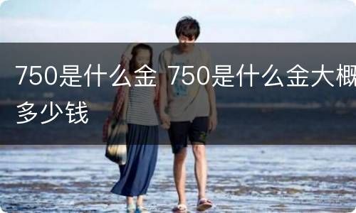 750是什么金 750是什么金大概多少钱