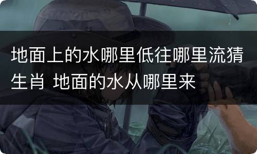 地面上的水哪里低往哪里流猜生肖 地面的水从哪里来