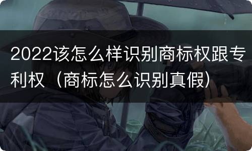 2022该怎么样识别商标权跟专利权（商标怎么识别真假）