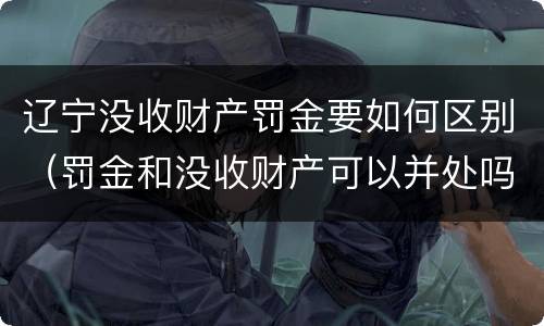 辽宁没收财产罚金要如何区别（罚金和没收财产可以并处吗）